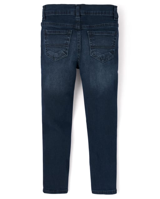 Boys Basic Skinny Stretch Jeans - Taft Wash