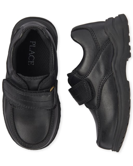 Toddler Boys Uniform Faux Leather Dress Shoes