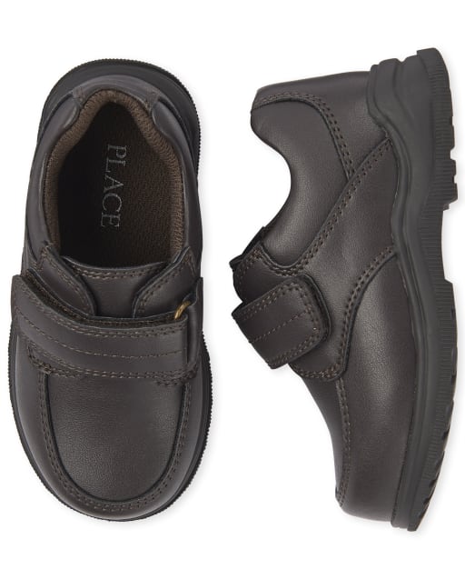Toddler Boys Uniform Faux Leather Dress Shoes