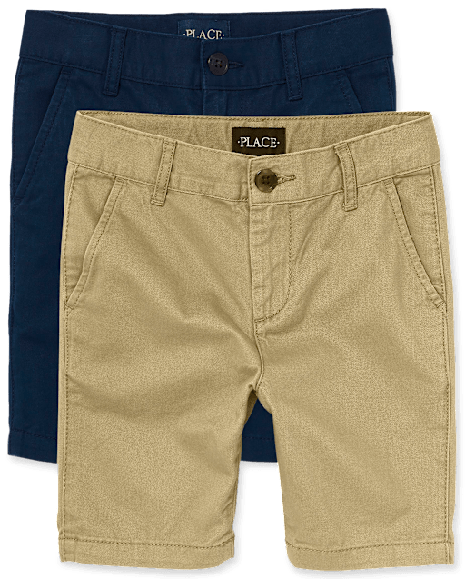 stretch chino shorts