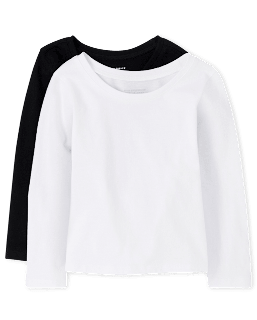 The Childrens Place Girls Basic Long Sleeve Layering Tee