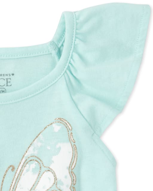BABIES SHORT SLEEVE TEE BABYS A GO GLITTER main image 1