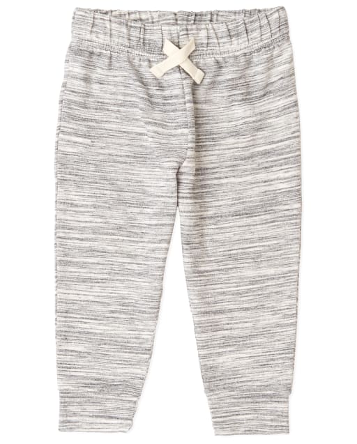 The Childrens Place Baby Boys Marled Athletic Pant