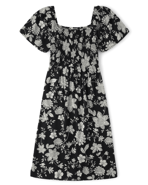 theory shirt dress black Mother And Daughter Matching Swimsuits In Black main image 1