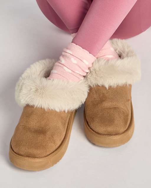 Pantoufles Fille Primark Star Gazer - Taille UK 3-4 - Rose à étoiles - Occasion