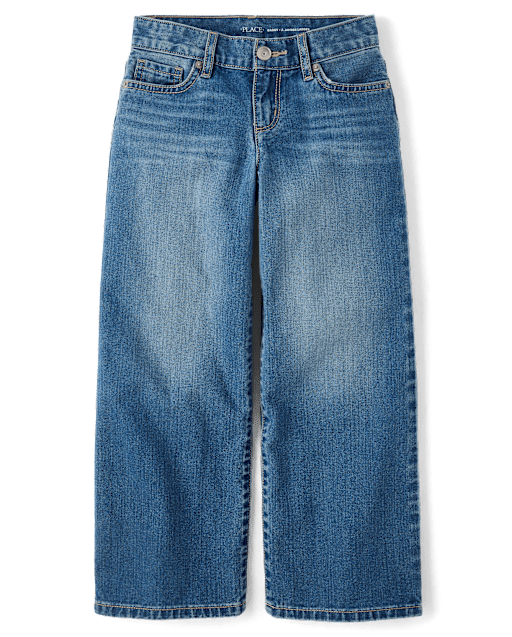 Jean Fille Chams Denim Taille 4 – Bleu Classique Coupe Droite