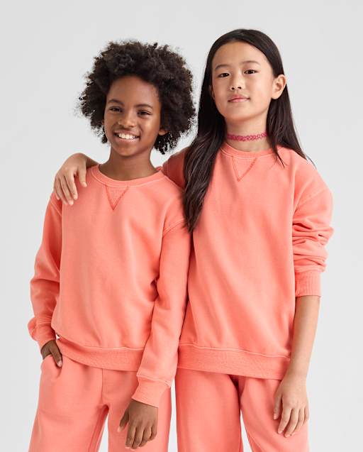 Sweat à Capuche à Manches Longues Pour Bébé Garçon Fille Uni