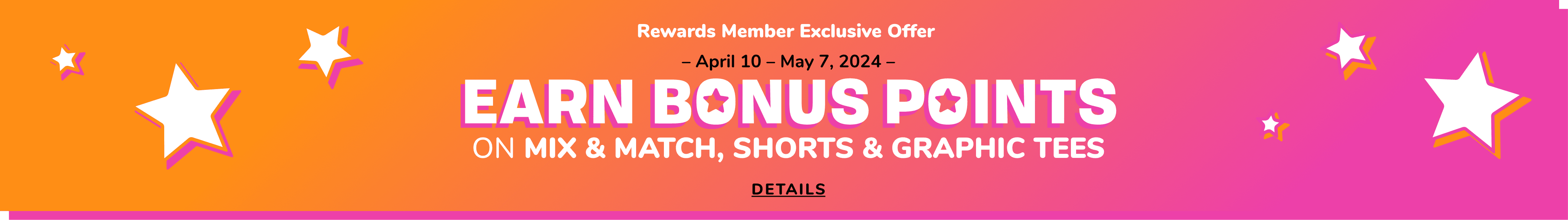 Rewards Member Exclusive. Limited Time Only-Earn Bonus Points on EVERY.APP.PURCHASE.