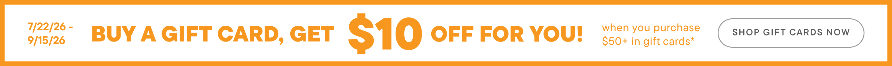 Gymboree - Gift Cards