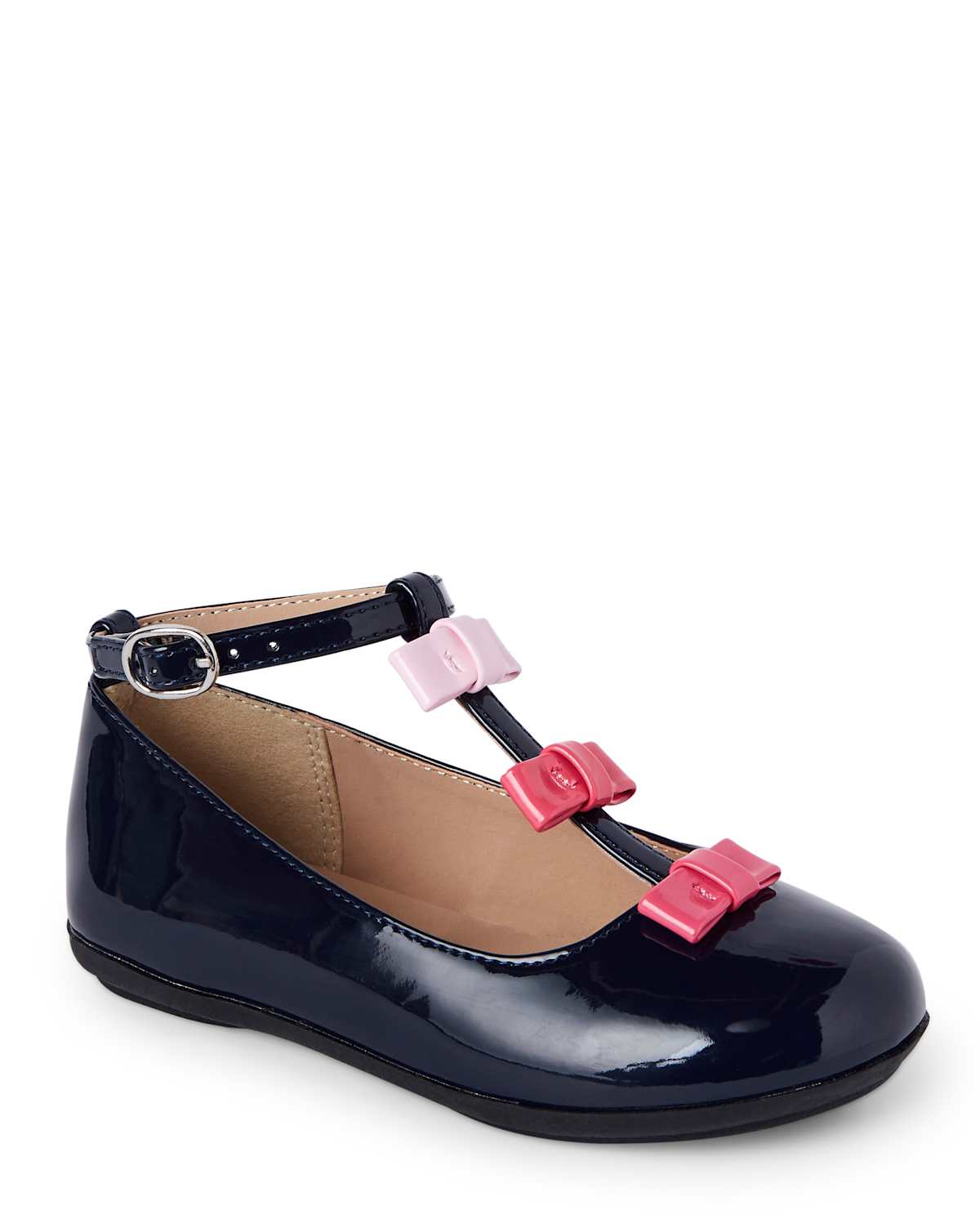 Балетки Gymboree Bow T-Strap Ballet - Preppy Puppy для девочек, цвет: Синий — фото 1