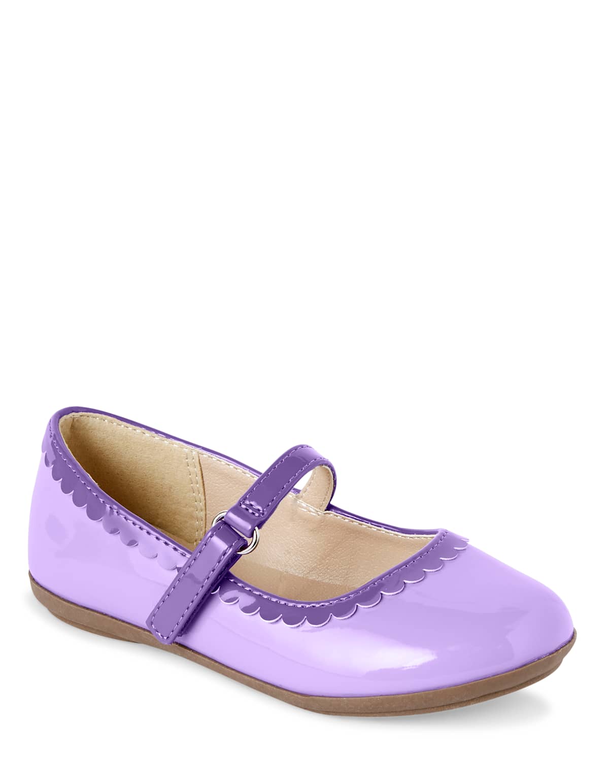 Балетки Gymboree Scalloped Ballet - Whooo's Cute для девочек, цвет: Фиолетовый — фото 1
