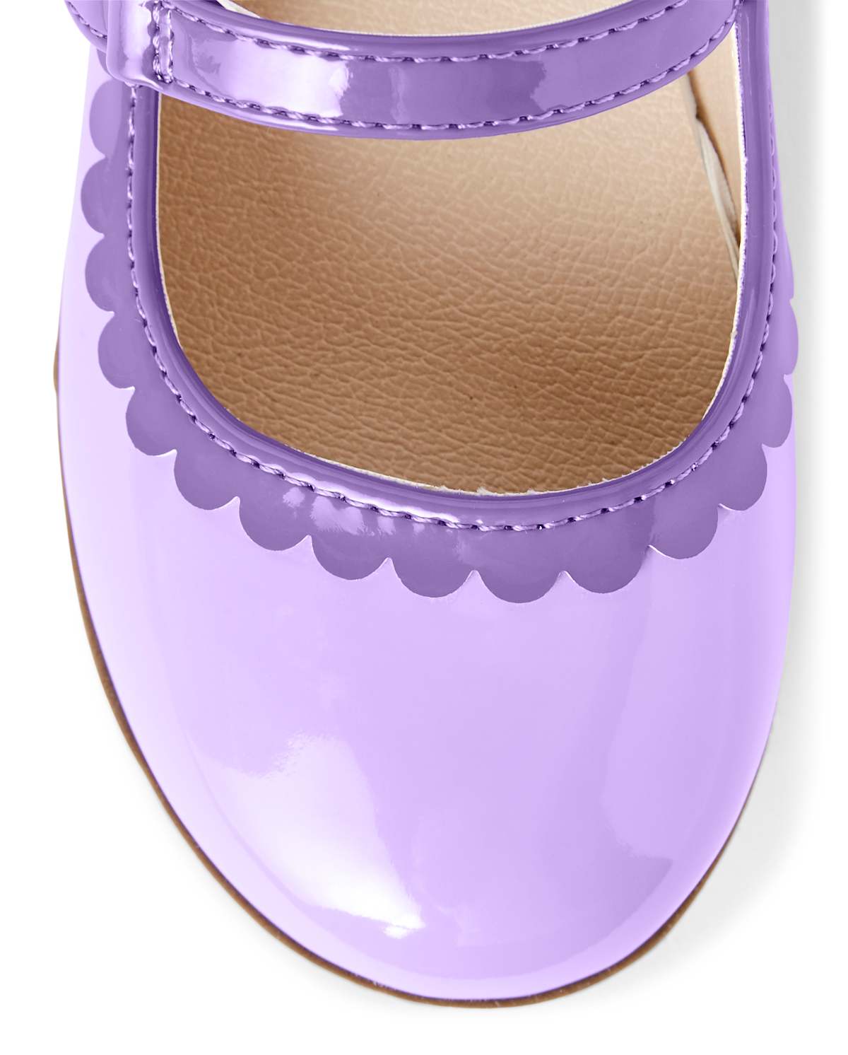Балетки Gymboree Scalloped Ballet - Whooo's Cute для девочек, цвет: Фиолетовый — фото 4
