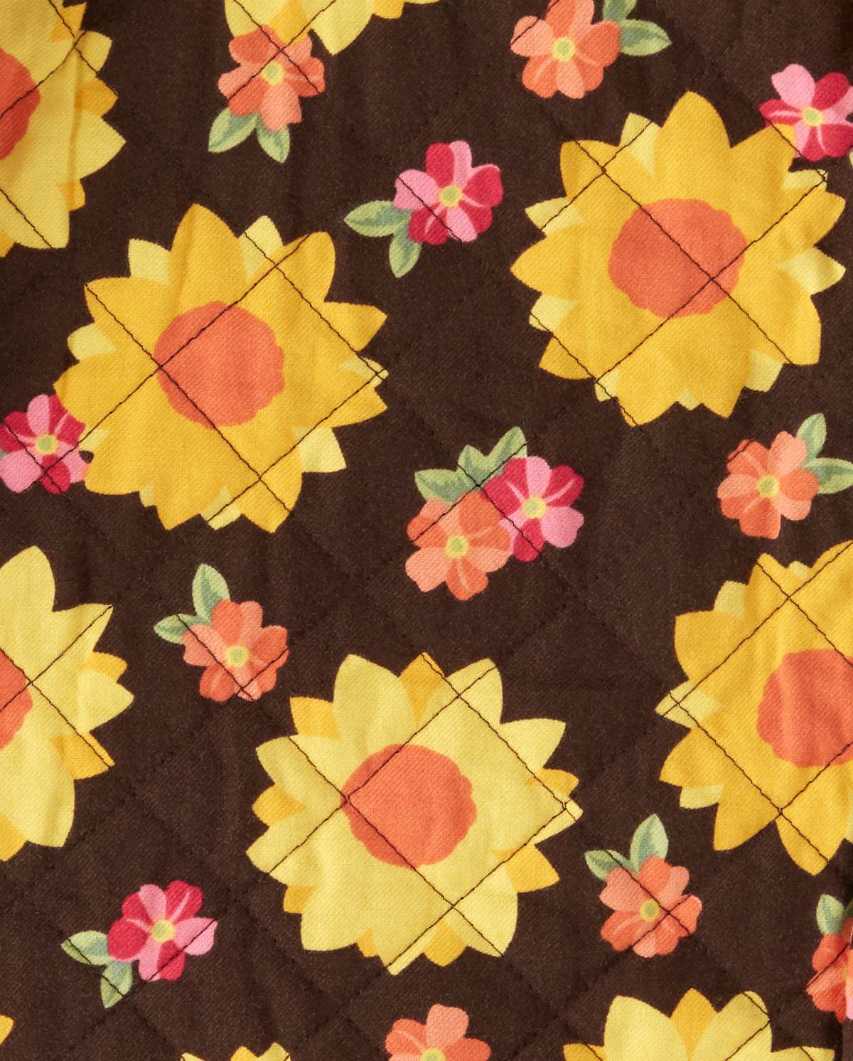 Куртка Gymboree Sunflower Quilted - Harvest для девочек, цвет: Коричневый — фото 3
