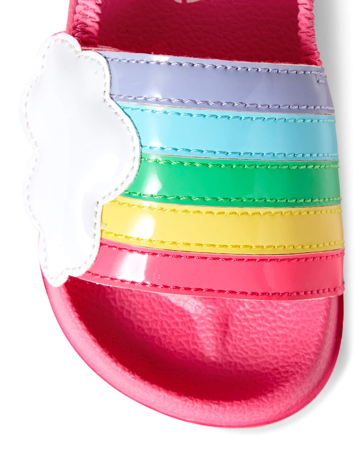 Сандалии Gymboree Rainbow Slides - Sunshine Time для девочек, цвет: Розовый — фото 3