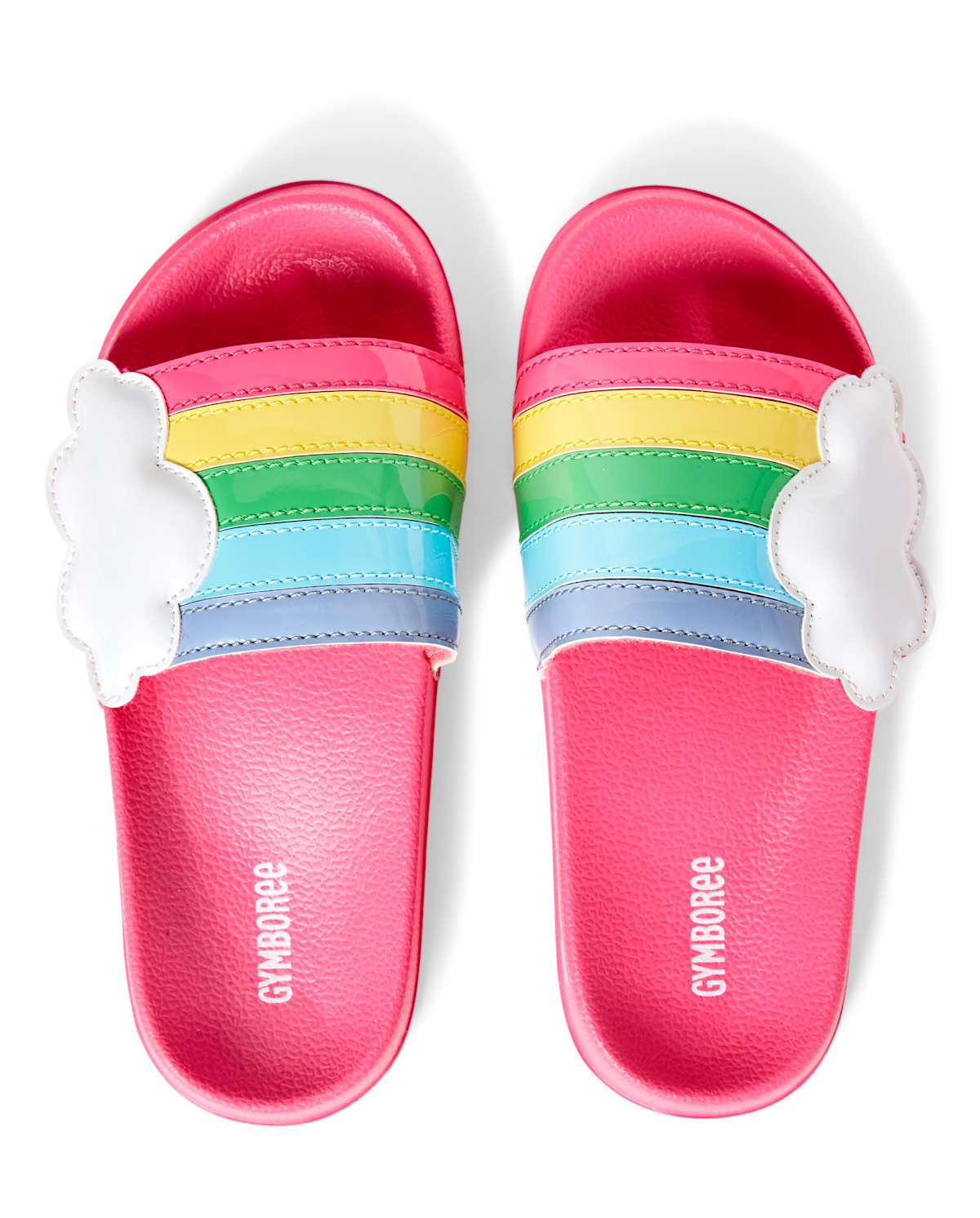 Сандалии Gymboree Rainbow Slides - Sunshine Time для девочек, цвет: Розовый — фото 4