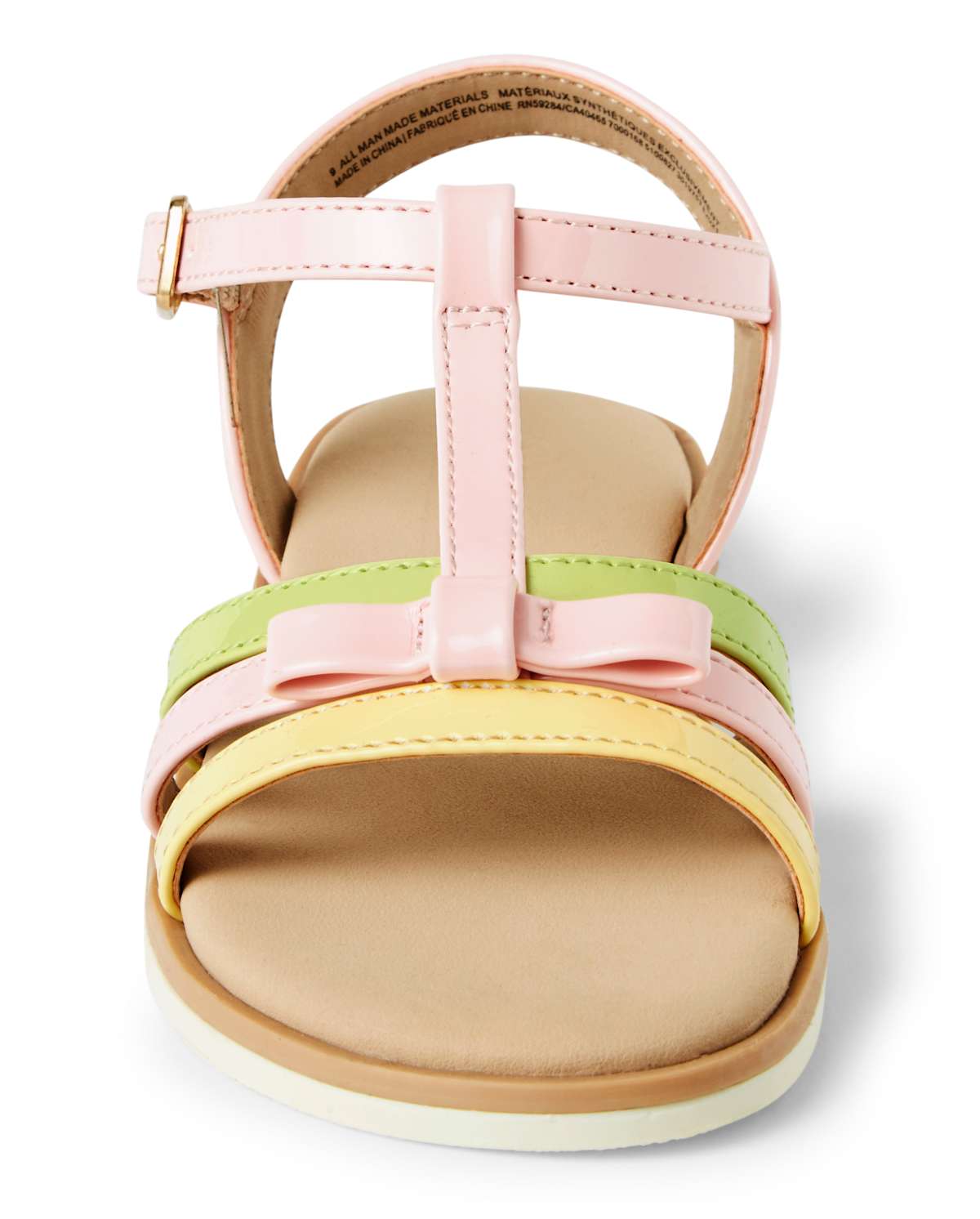Сандалии Gymboree Bow Sandals - Garden Party для девочек, цвет: Розовый — фото 3