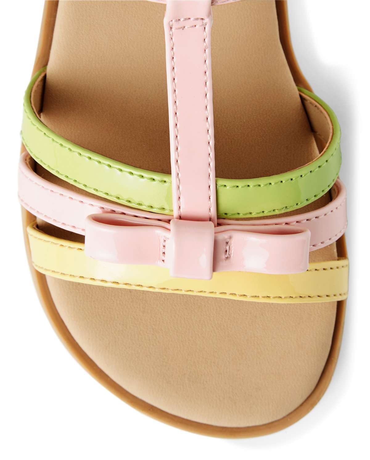 Сандалии Gymboree Bow Sandals - Garden Party для девочек, цвет: Розовый — фото 4