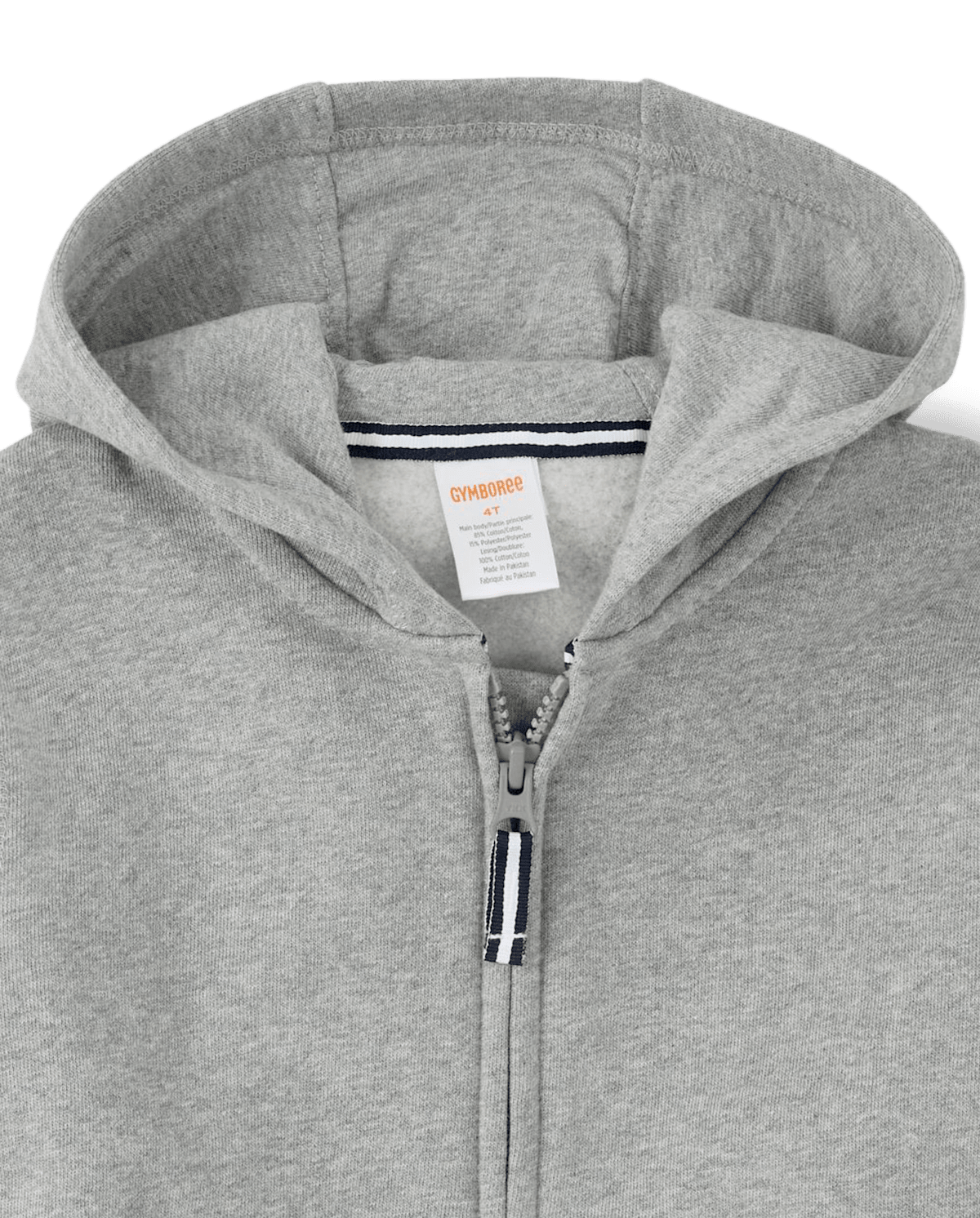 Худи Gymboree Zip Up - Uniform для мальчиков, цвет: Серый — фото 2