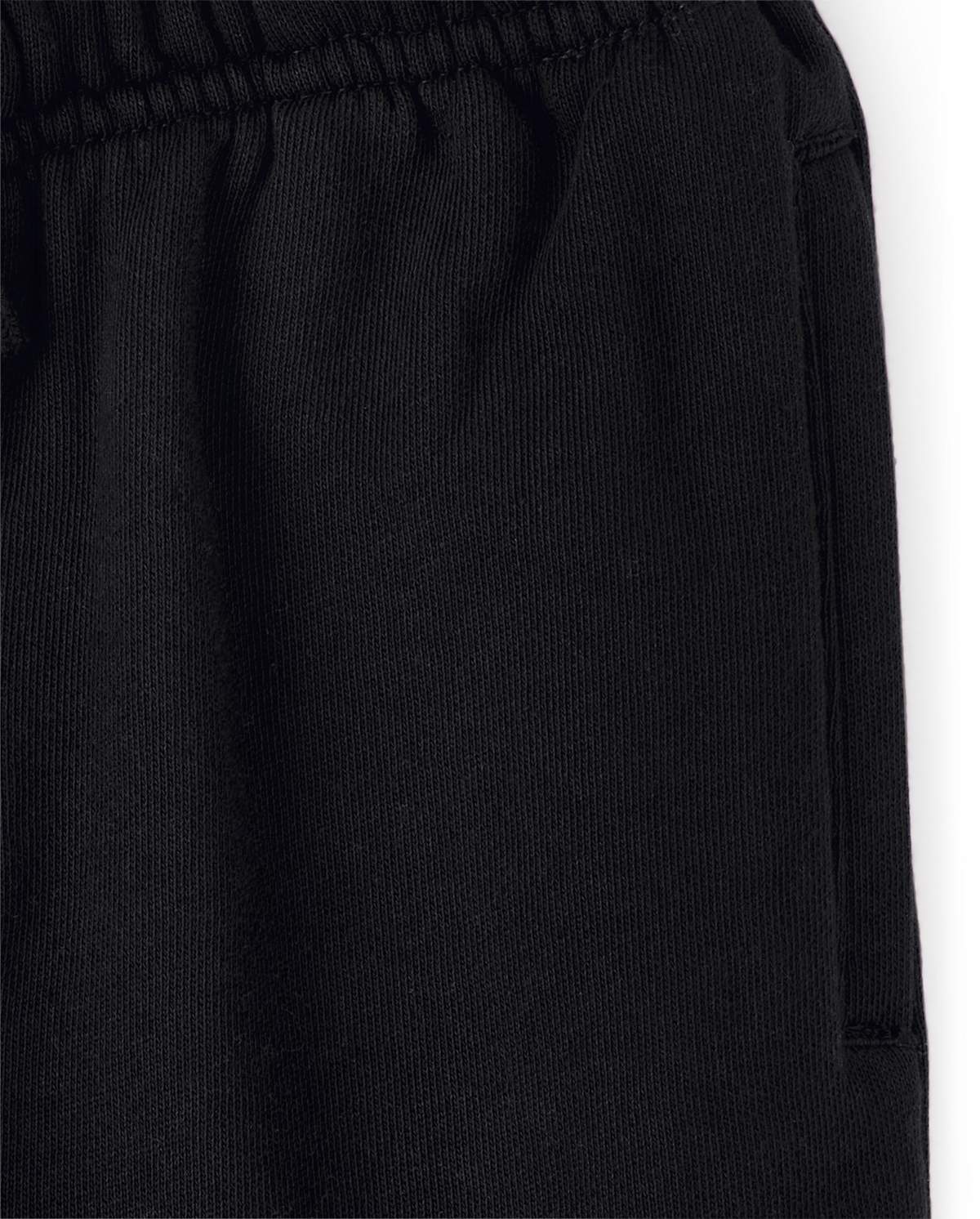 Брюки Gymboree Fleece Jogger - Uniform для мальчиков, цвет: Чёрный — фото 2