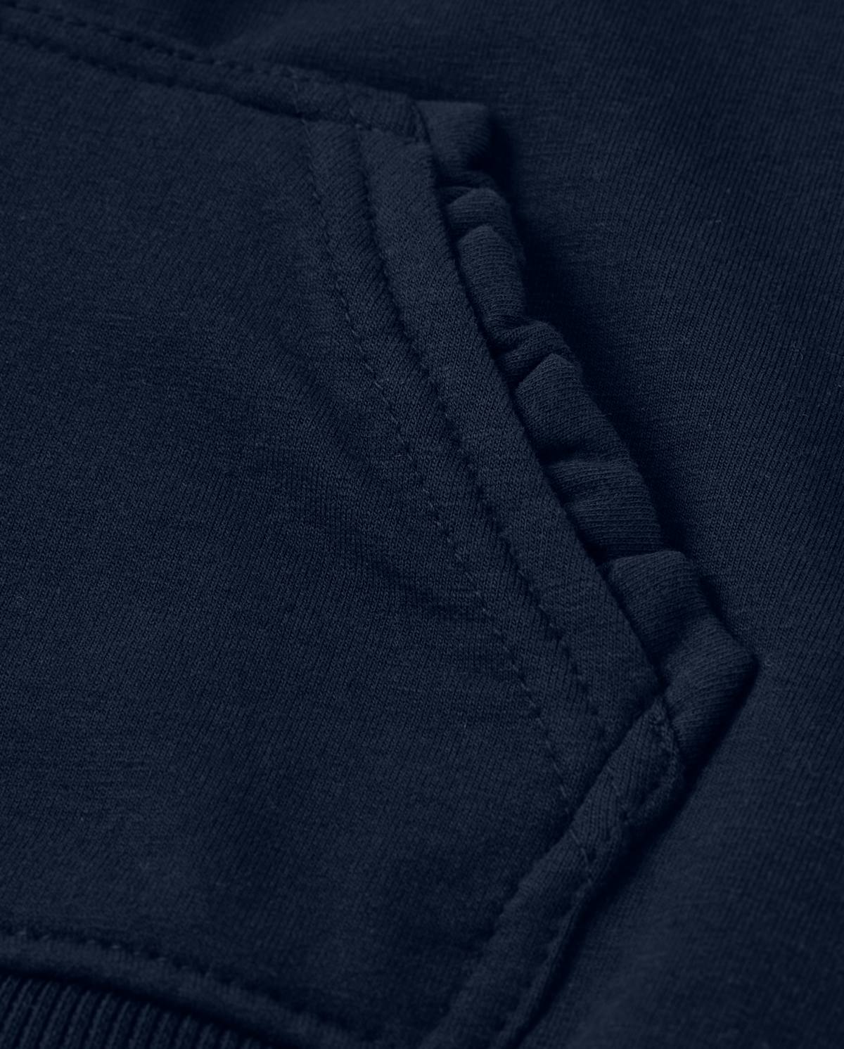Худи Gymboree Zip Up - Uniform для девочек, цвет: Синий