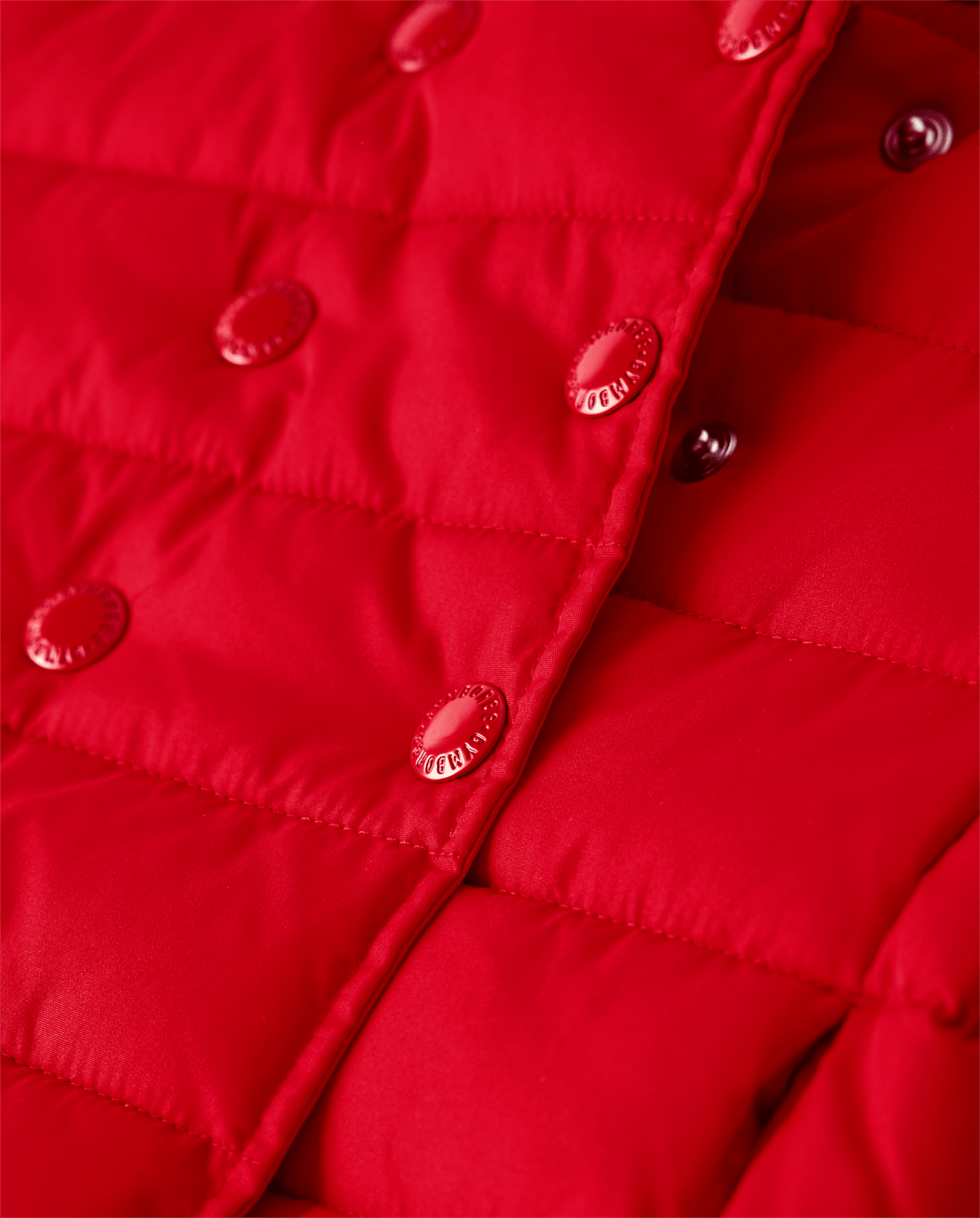 Куртка Gymboree Ruffle Puffer для девочек, цвет: Красный — фото 1