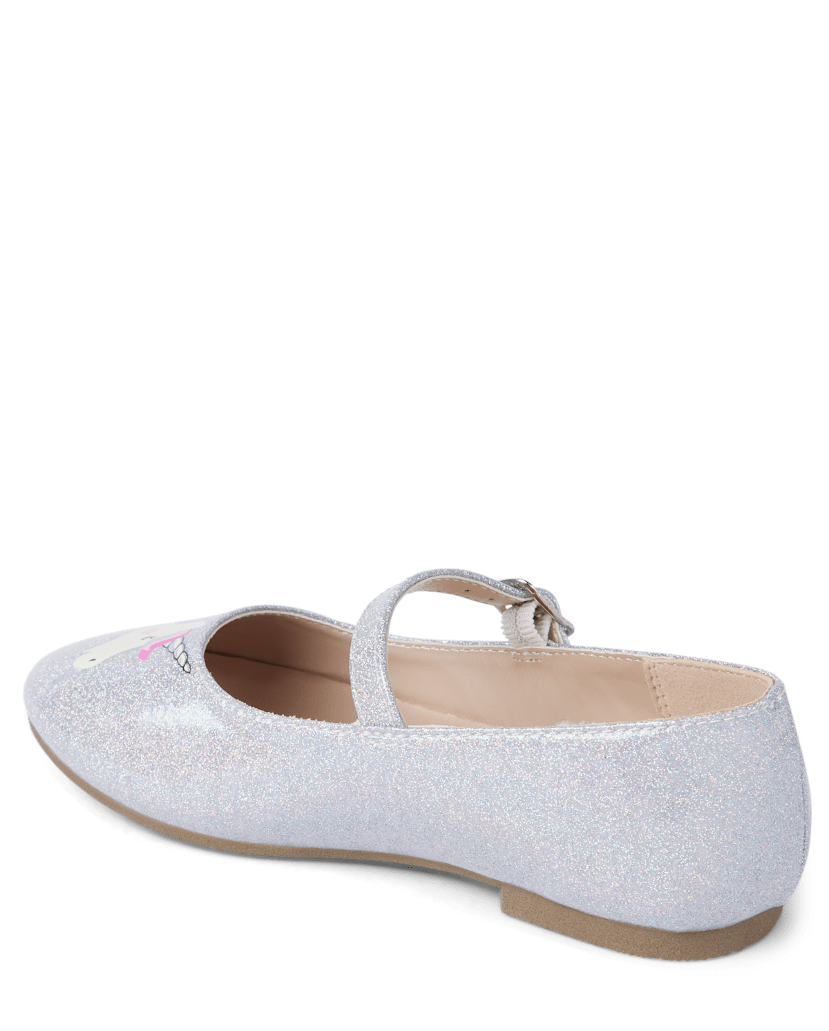 Балетки Gymboree Unicorn Ballet - Unicorn Princess для девочек, цвет: Металлик — фото 2