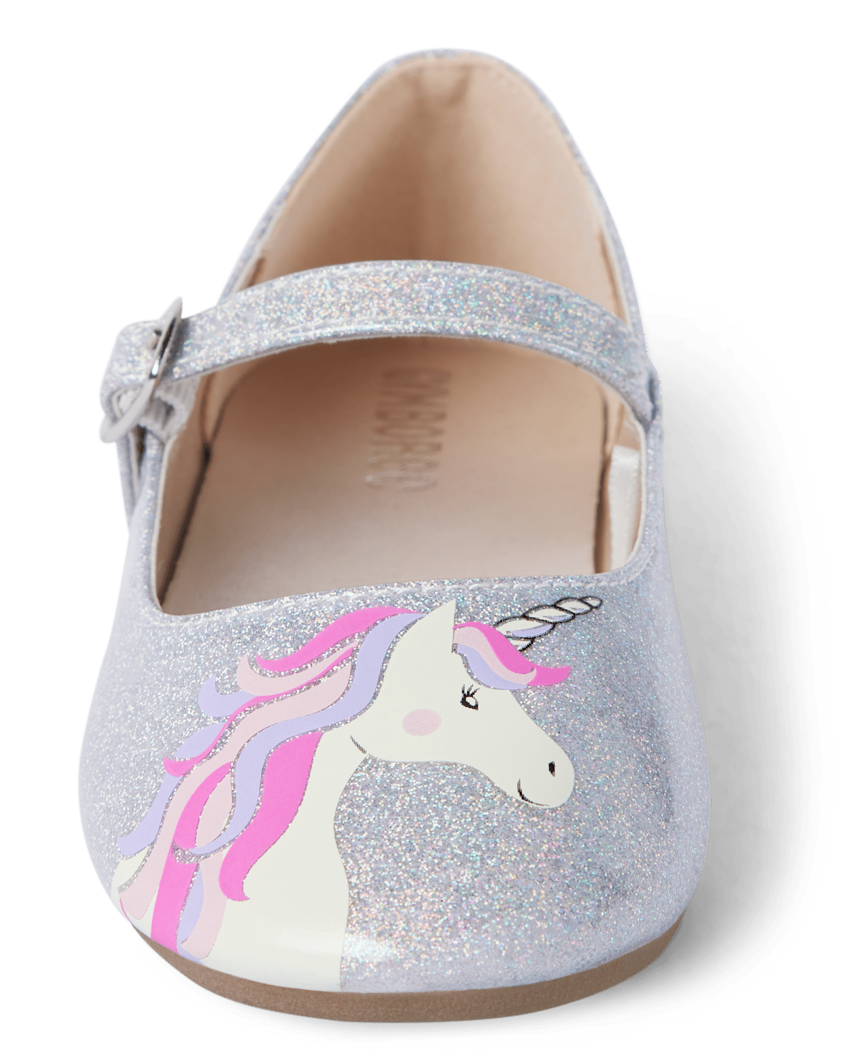 Балетки Gymboree Unicorn Ballet - Unicorn Princess для девочек, цвет: Металлик — фото 3