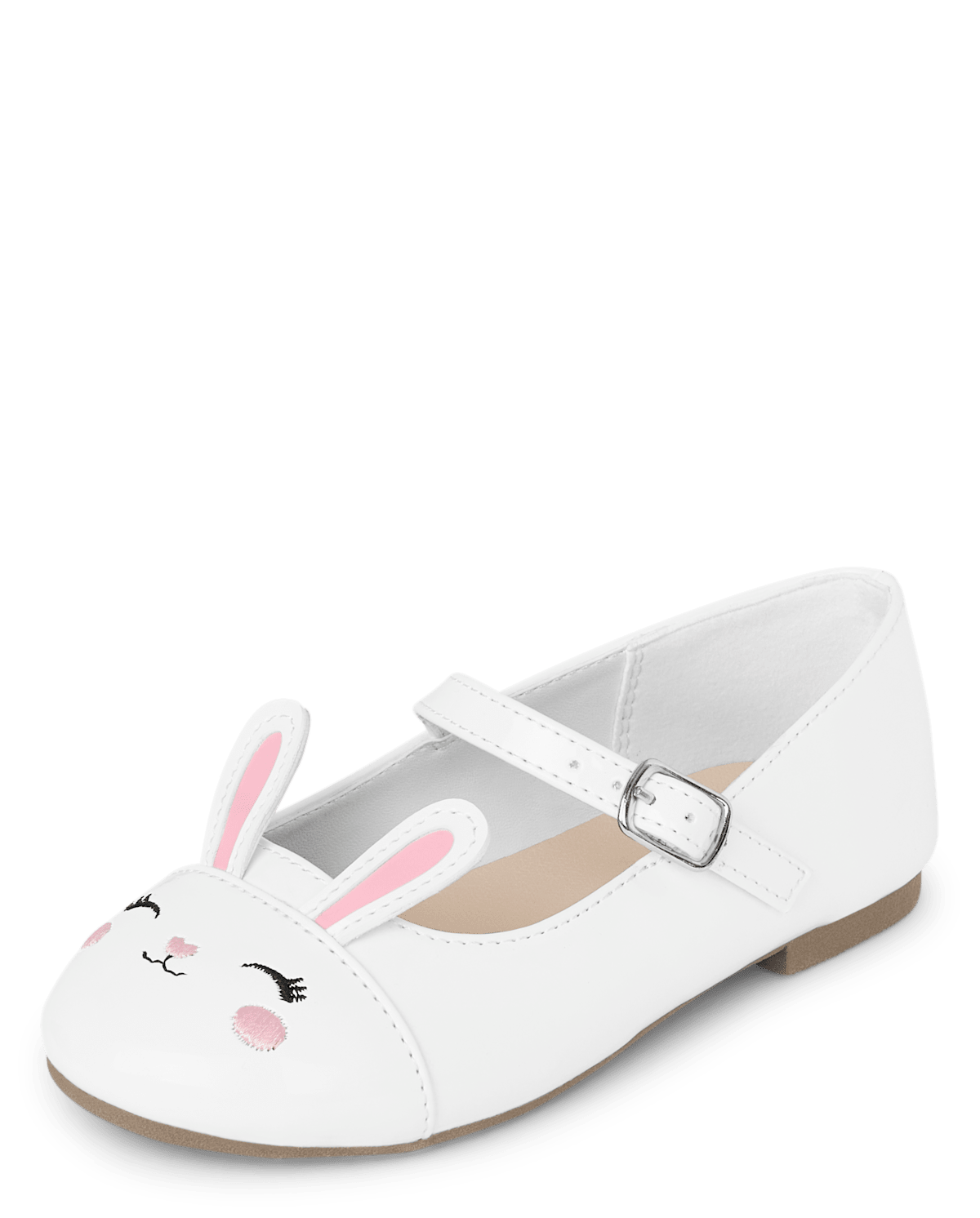 Балетки Gymboree Embroidered Bunny Ballet - Spring Celebrations для девочек, цвет: Белый — фото 1