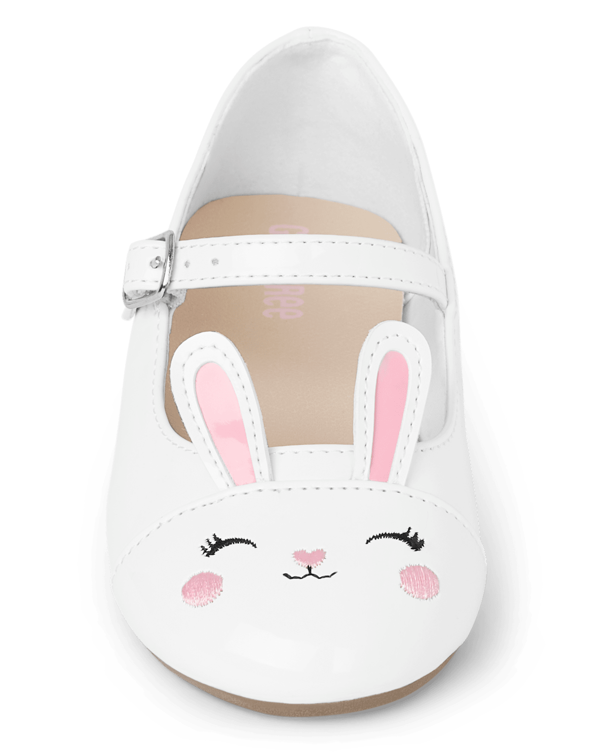 Балетки Gymboree Embroidered Bunny Ballet - Spring Celebrations для девочек, цвет: Белый — фото 3