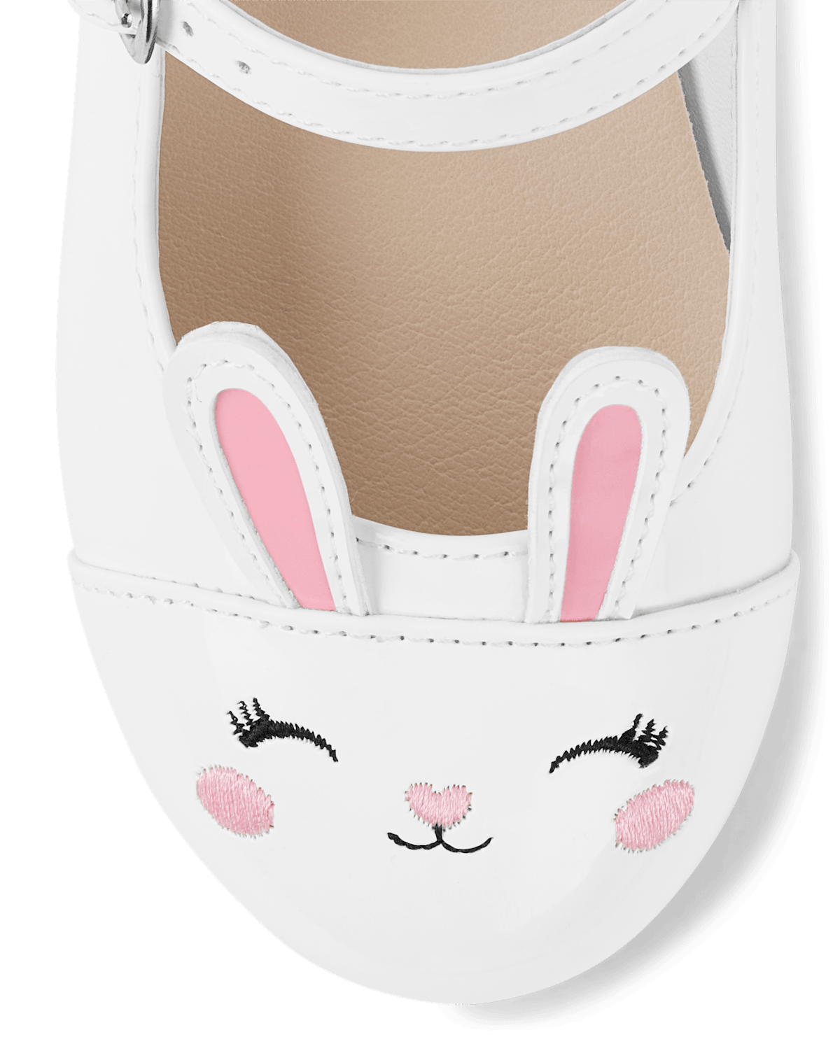 Балетки Gymboree Embroidered Bunny Ballet - Spring Celebrations для девочек, цвет: Белый — фото 4