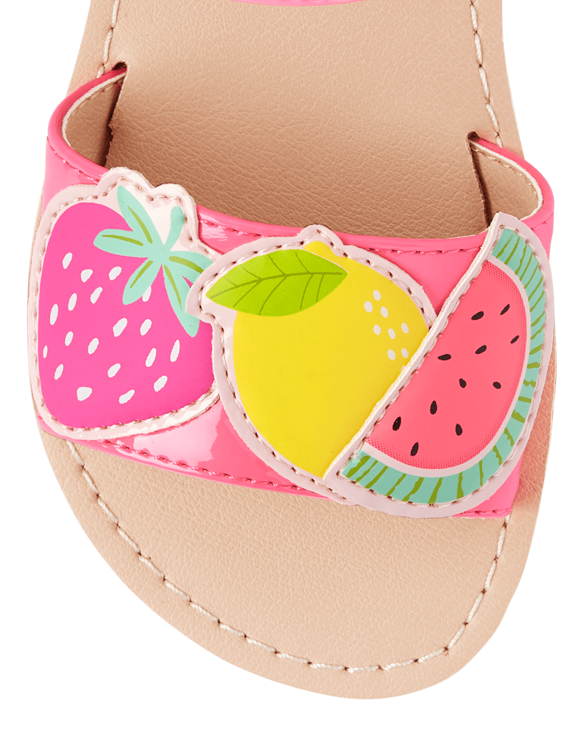 Сандалии Gymboree Applique Fruit Sandals - Festive Fruit для девочек, цвет: Разноцветный — фото 4