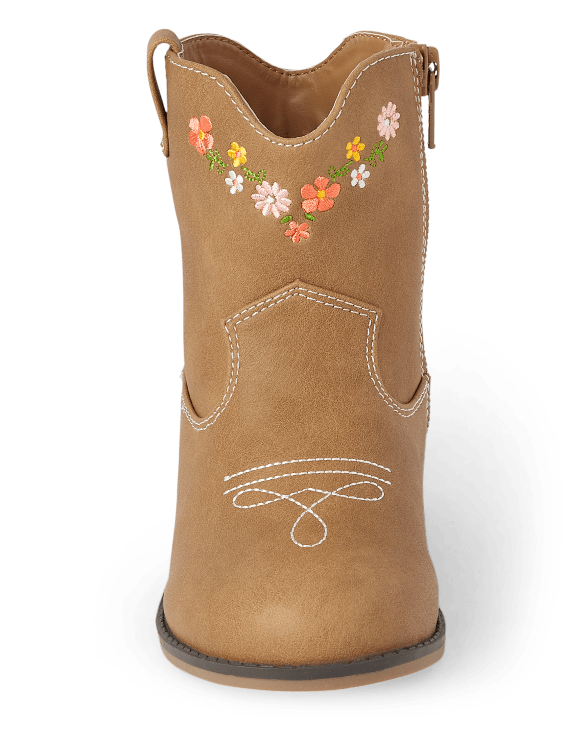 Ботинки Gymboree Embroidered Floral Cowgirl - Country Trail для девочек, цвет: Рыжевато-коричневый — фото 3