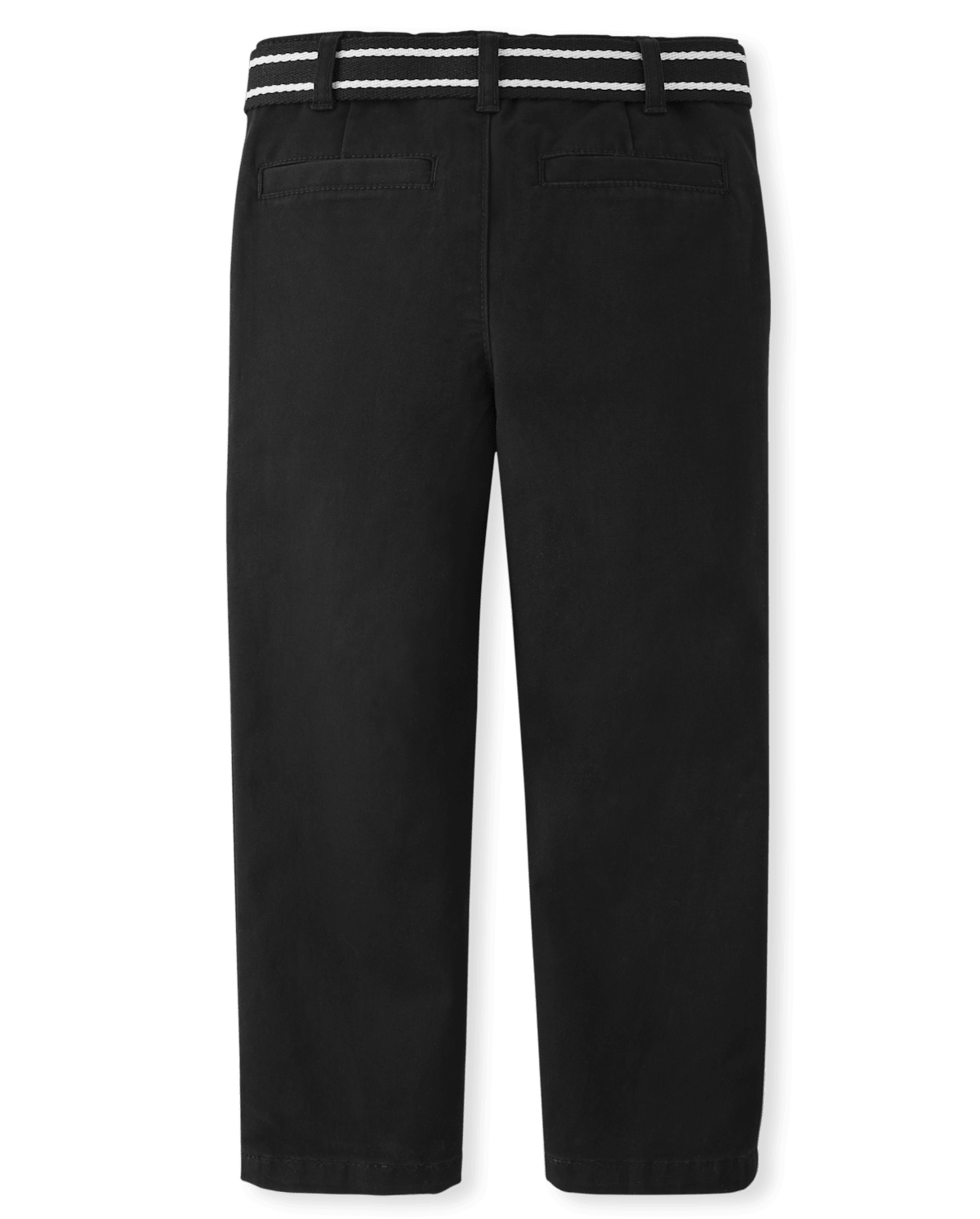 Брюки Gymboree Wrinkle Resistant Belted Chino - Uniform для мальчиков, цвет: Чёрный — фото 2