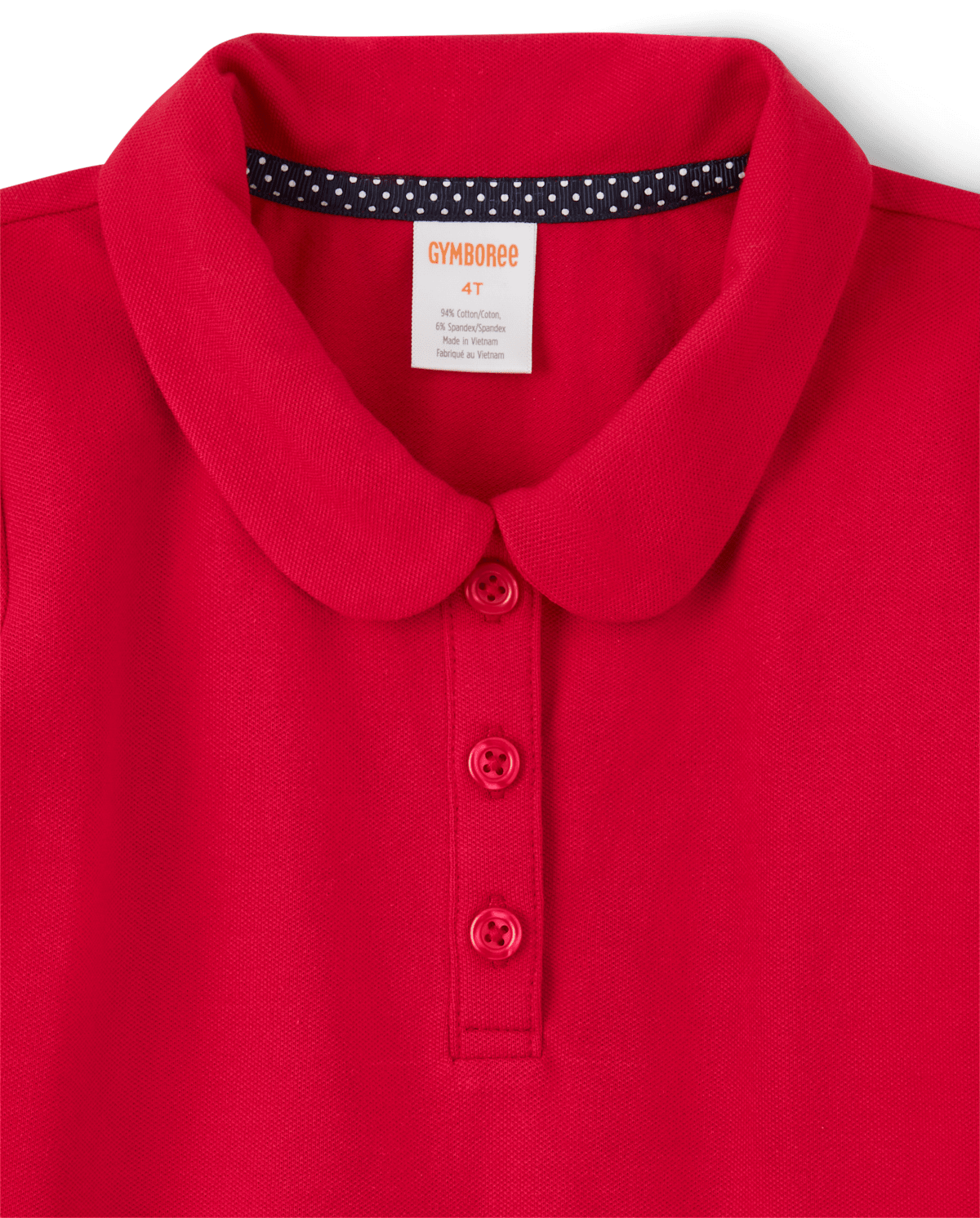 Платье Gymboree Polo - Uniform для девочек, цвет: Красный — фото 2