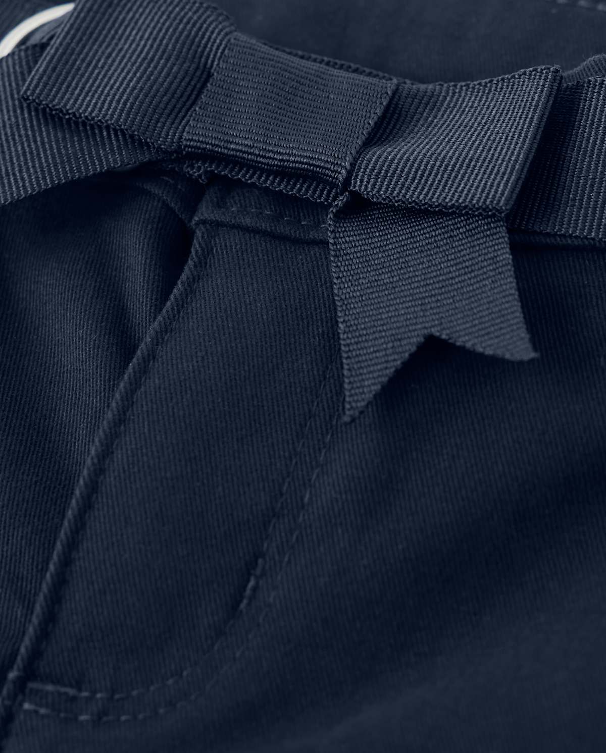 Юбка-шорты Gymboree Pleated Belted Skort - Uniform для девочек, цвет: Синий — фото 1