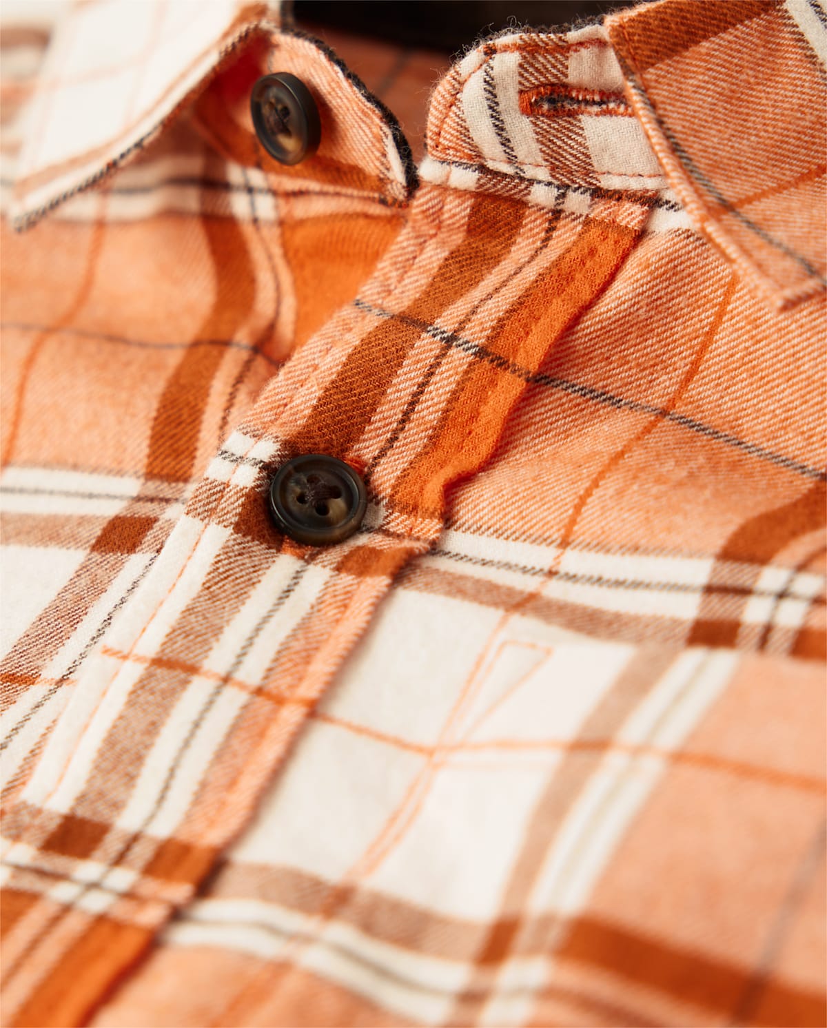 Рубашка Gymboree Plaid Twill Button Up - Lil' Pumpkin для мальчиков, цвет: Оранжевый — фото 1