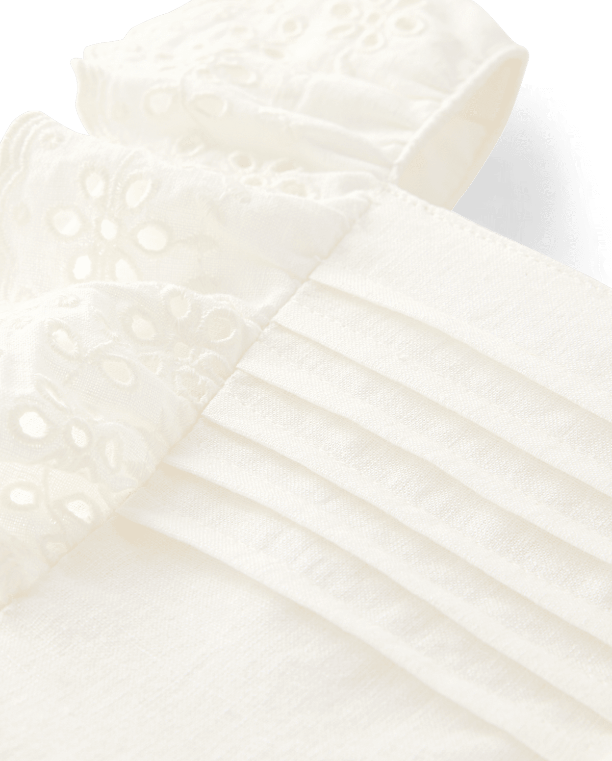 Платье Gymboree Mommy And Me Eyelet Linen-Blend Flutter для девочек, цвет: Белый — фото 2