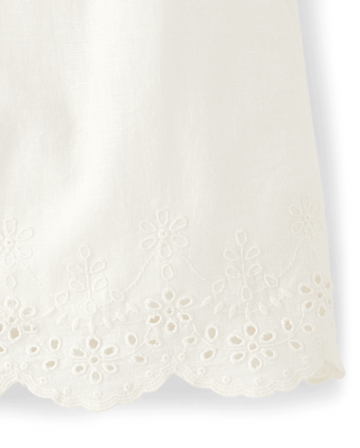 Платье Gymboree Mommy And Me Eyelet Linen-Blend Flutter для девочек, цвет: Белый — фото 3