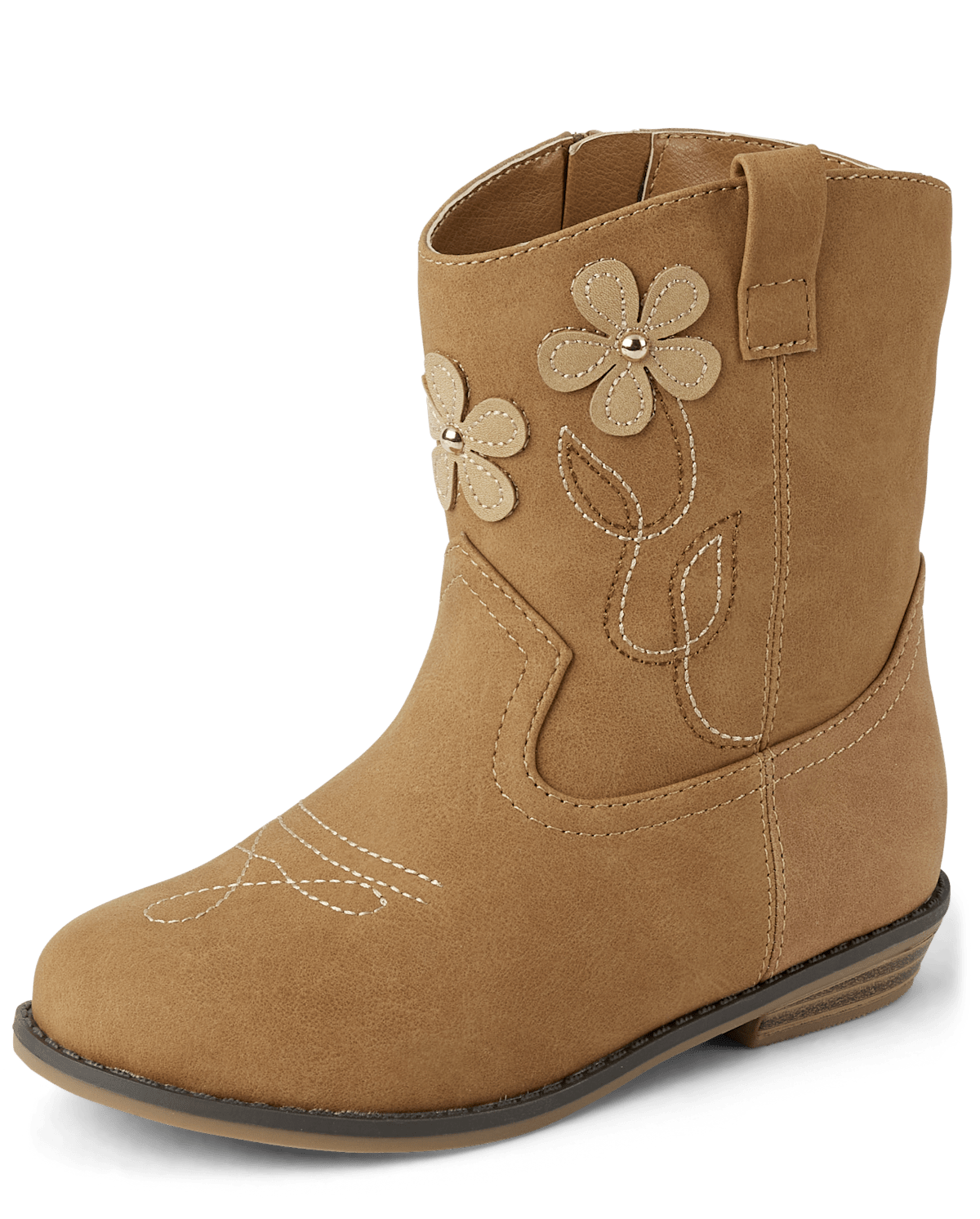 Ботинки Gymboree Embroidered Cowgirl - Prairie Fields для девочек, цвет: Рыжевато-коричневый