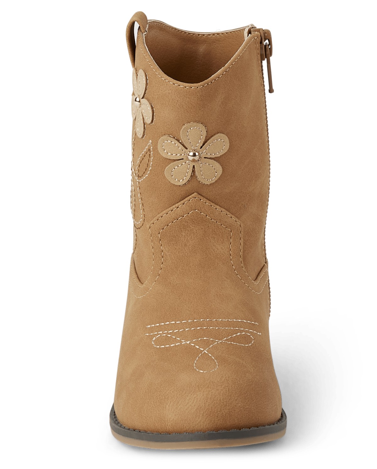 Ботинки Gymboree Embroidered Cowgirl - Prairie Fields для девочек, цвет: Рыжевато-коричневый — фото 3