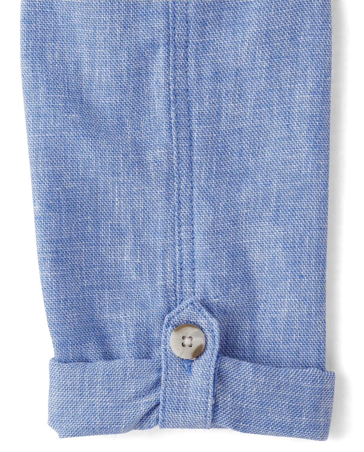 Детские брюки Gymboree Roll Cuff Linen-Blend Pull On, цвет: Синий — фото 3