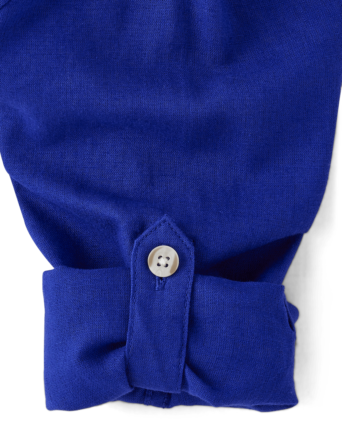 Детская рубашка Gymboree Dad And Me Linen-Blend Button Up, цвет: Синий — фото 3