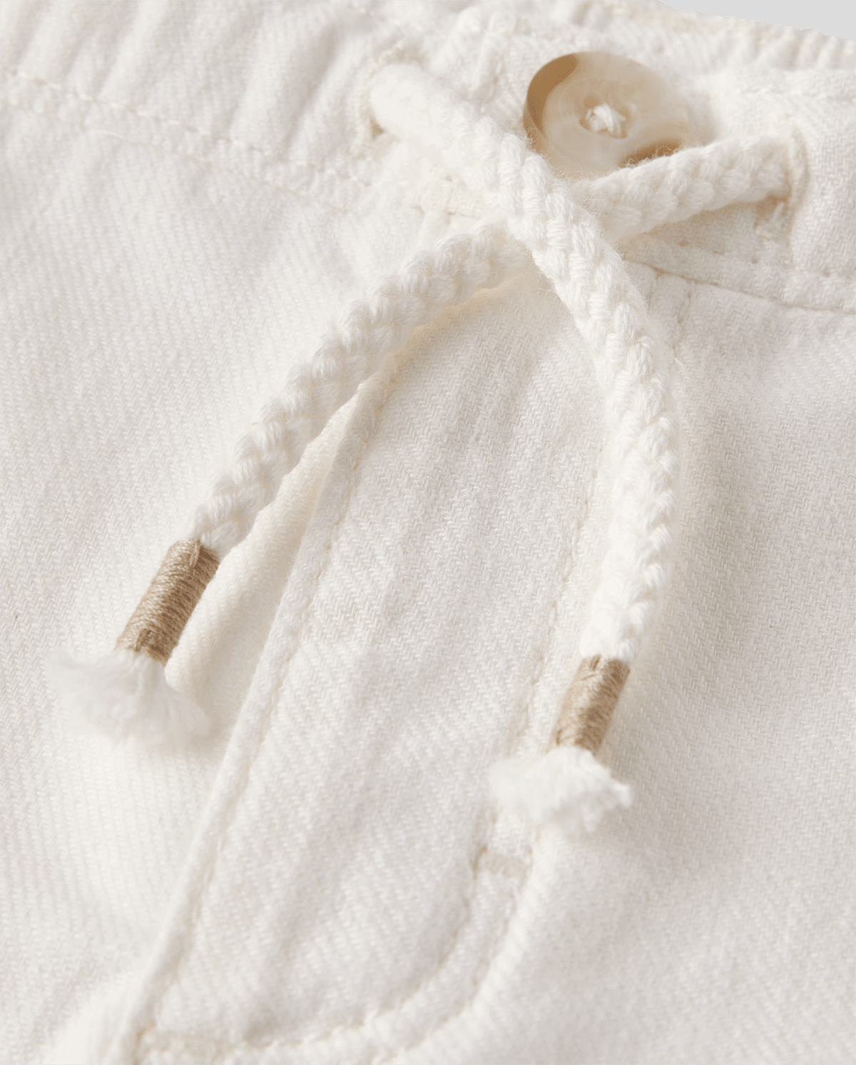 Детские шорты Gymboree Linen-Blend Pull On, цвет: Белый — фото 1