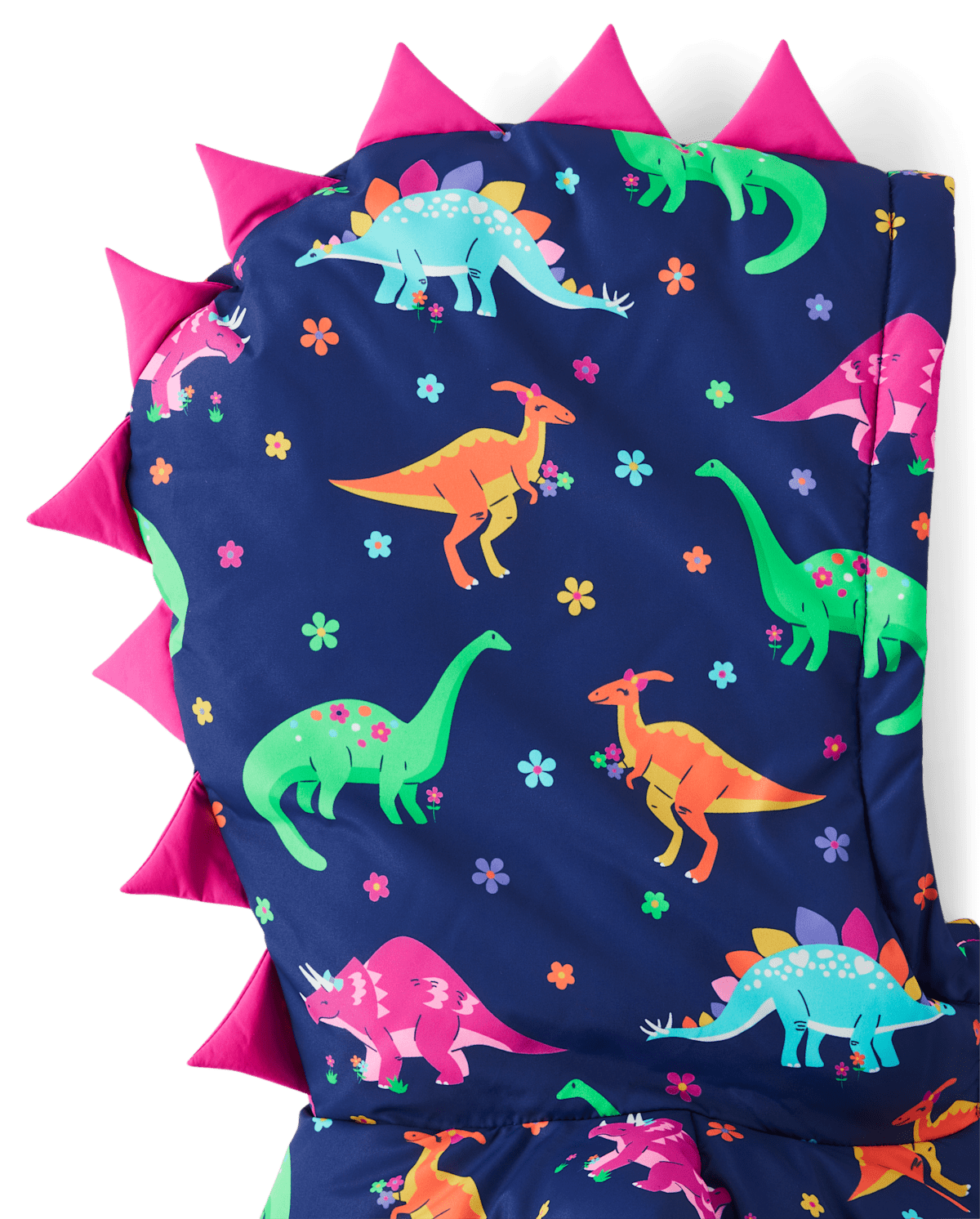 Куртка Gymboree Dino Puffer - Dino Friends для девочек, цвет: Синий — фото 1