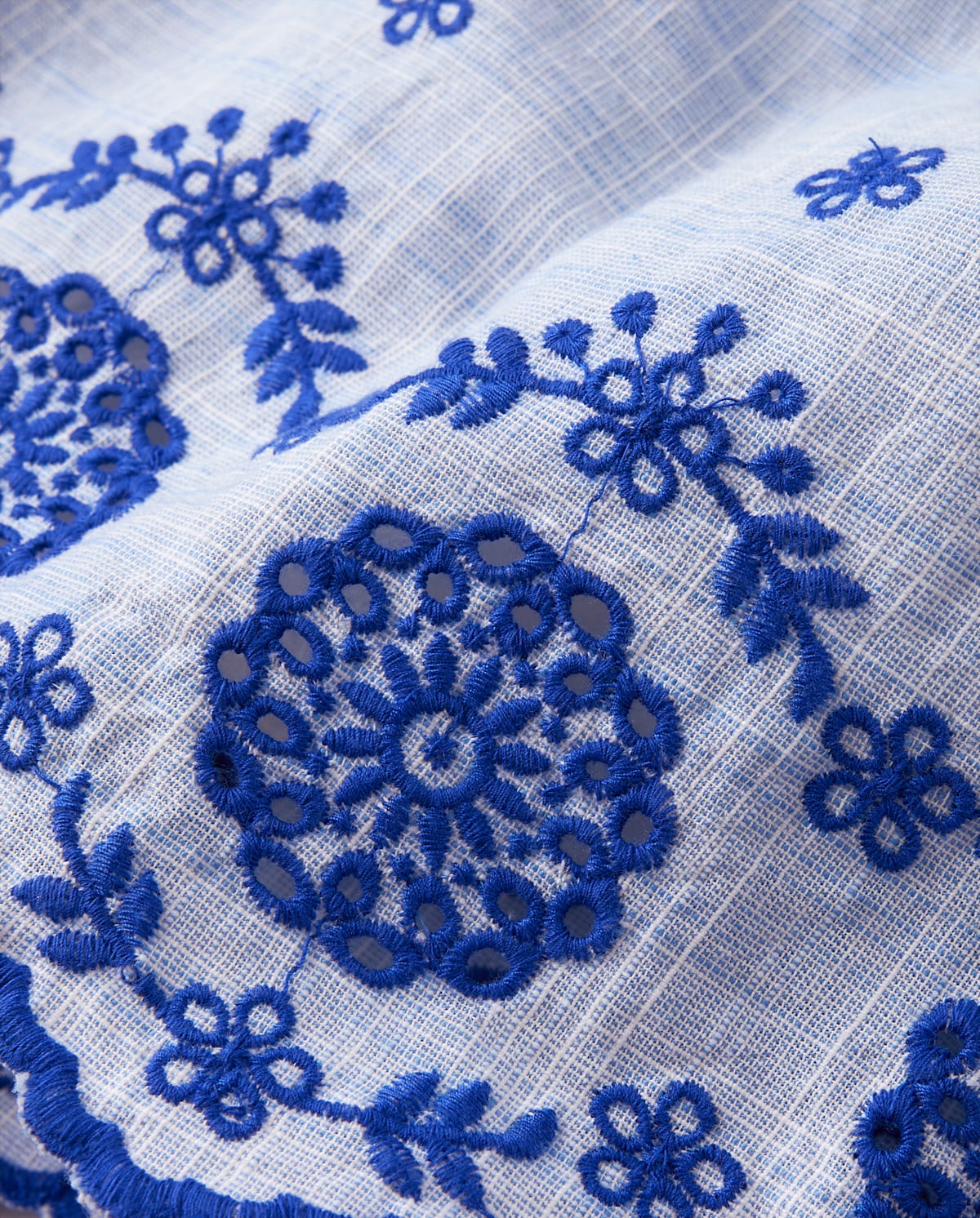 Платье Gymboree Eyelet Shift - Italian Riviera для девочек, цвет: Синий — фото 2