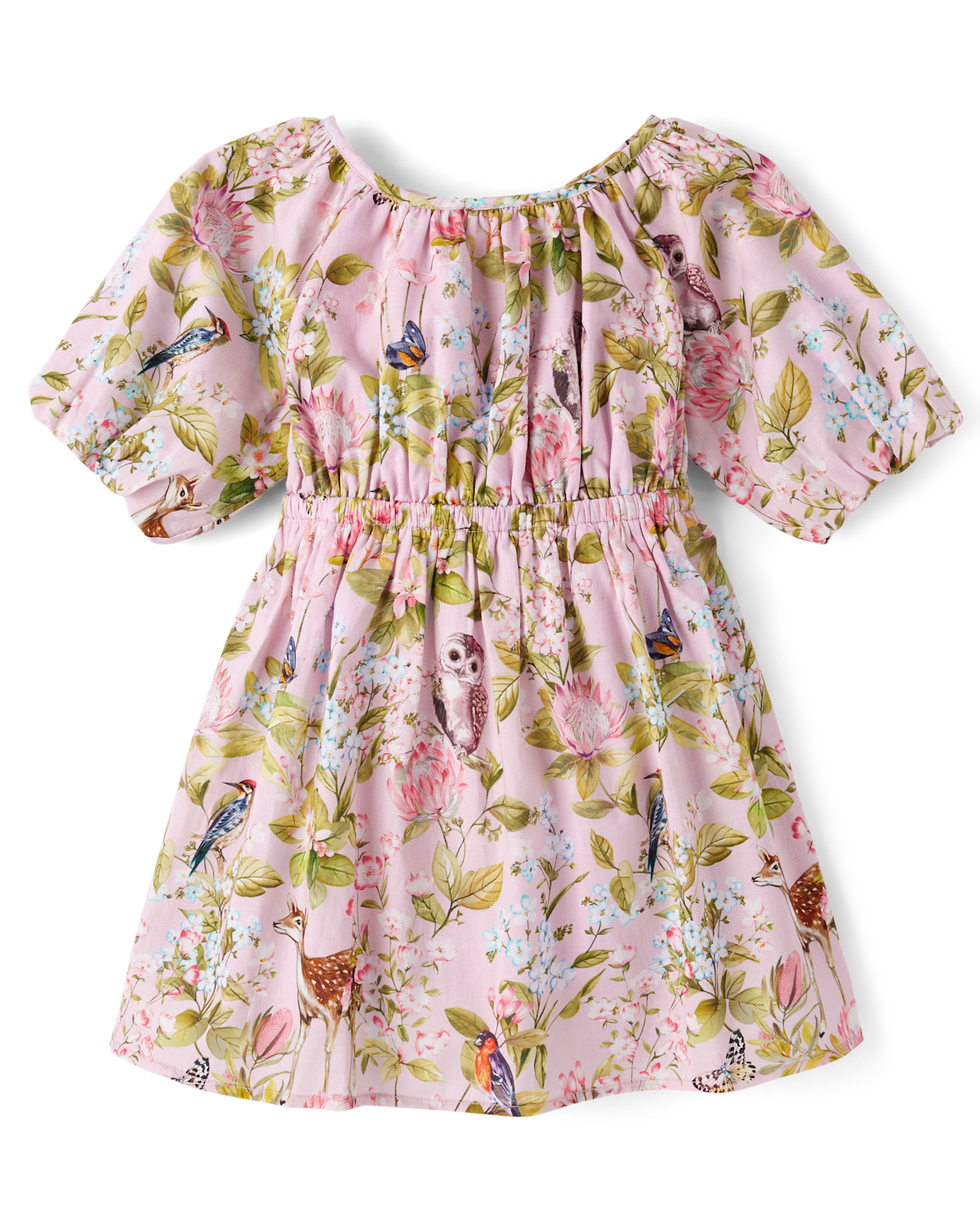 Платье Gymboree Floral Animal Tie Back - Magical Meadows для девочек, цвет: Фиолетовый — фото 2