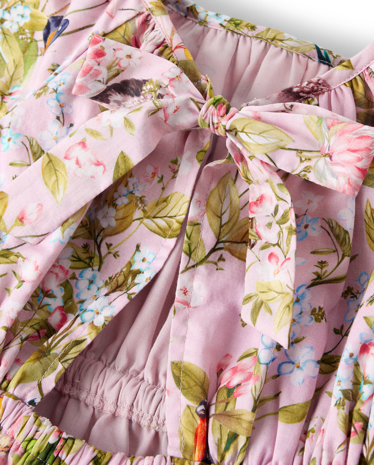 Платье Gymboree Floral Animal Tie Back - Magical Meadows для девочек, цвет: Фиолетовый — фото 3