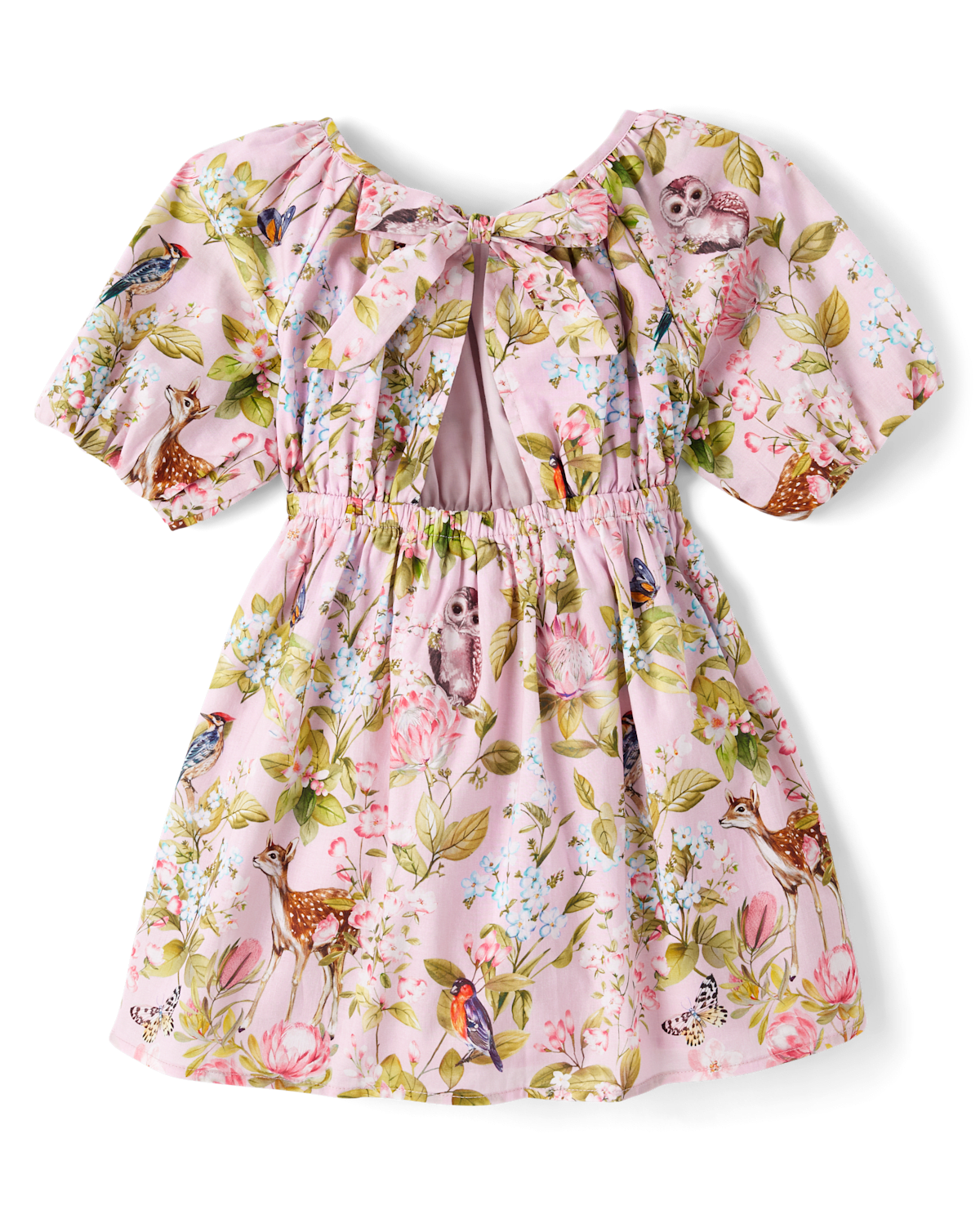 Платье Gymboree Floral Animal Tie Back - Magical Meadows для девочек, цвет: Фиолетовый — фото 4