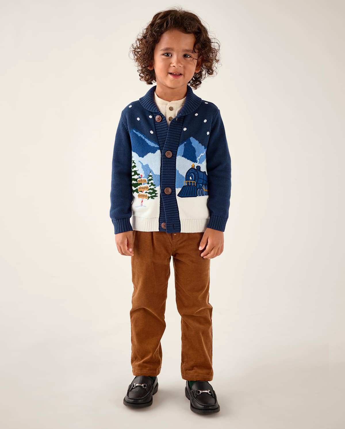 Брюки Gymboree Corduroy Pull On Roll Cuff - Little Essentials для мальчиков, цвет: Коричневый — фото 4
