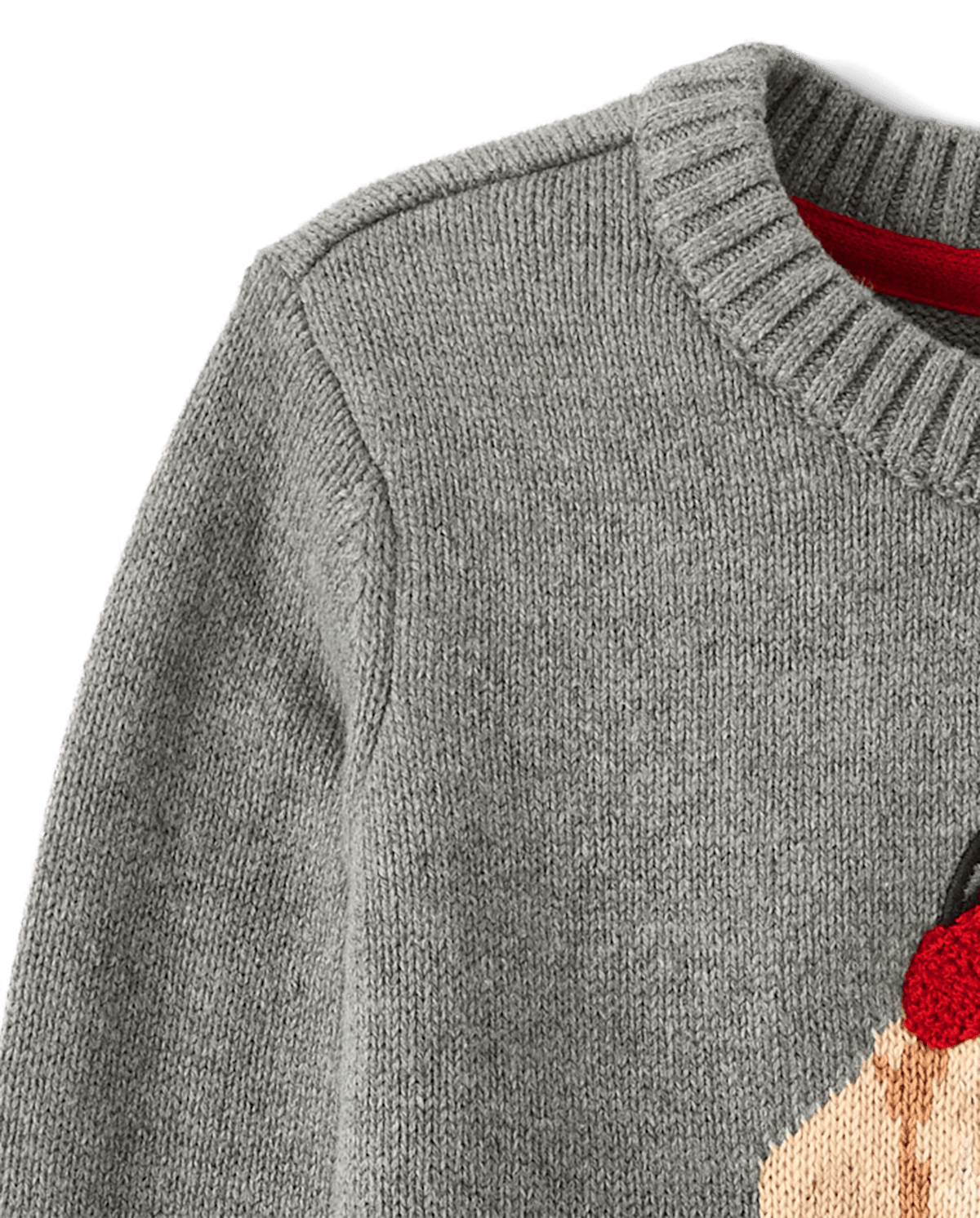 Свитер Gymboree Embroidered Dog - Aspen Lodge для мальчиков, цвет: Серый — фото 3
